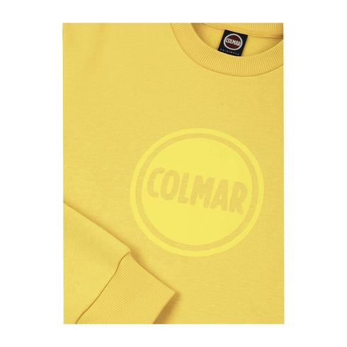 Colmar Felpa girocollo Felpa Uomo logo tono su tono Giallo A24 - COLMARMU62471WX - 683 - M - Francavilla Moda
